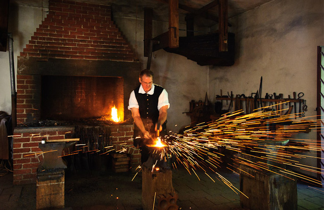 1750 Smithy Blacksmith Demonstrations: History in the Making