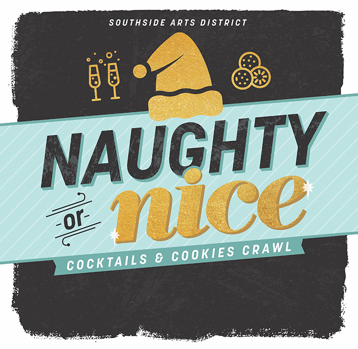 Santa’s Naughty or Nice Cocktails & Cookies Crawl