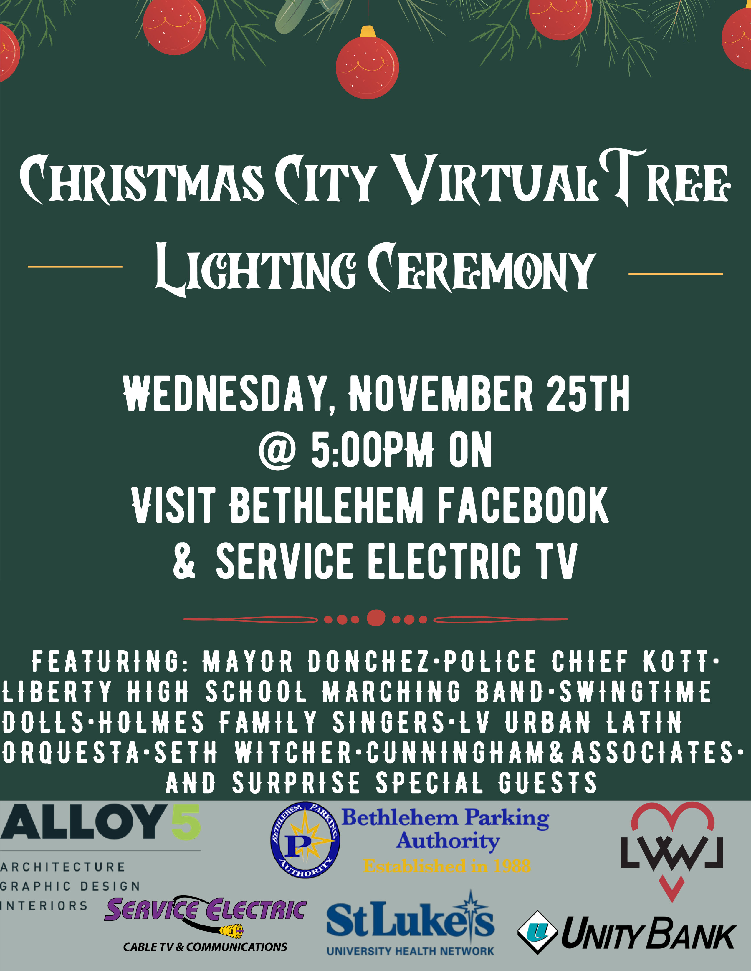 Christmas City's Tree Lighting Ceremony