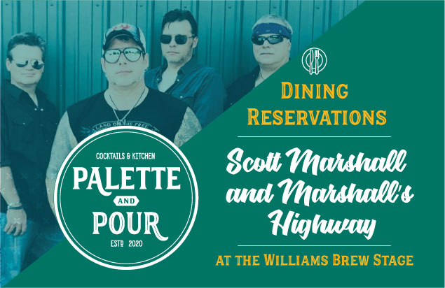 Palette & Pour Dining Reservations