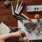 Stories and Art-Making for Tiny Hands, Ages 4-6 (Fall-themed sun catchers)